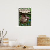 Belle Écriture de Sloth Poster Ephésiens 4:32 (Cuisine)