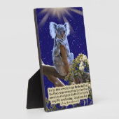 Belle écriture Koala Plaque Galates 6:8 (Côté)