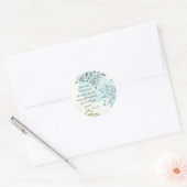 Belle écriture Matthieu 11:28 Stickers (Enveloppe)