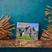 Belle Écriture Puffin Proverbes Plaque 22:6 (Côté)