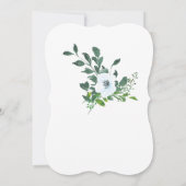 Belle Elégante 80e anniversaire Invitations Femme (Dos)