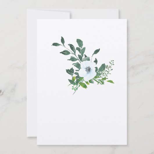 Belle Elégante 80e Anniversaire Invitations KRAFT (Dos)