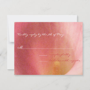 Belle Elégante Cala Lily Wedding RSVP