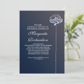 belle élégante conception nuptiale invitations dou (Debout devant)