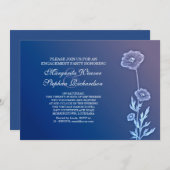 belle élégante invitation à la fête de fififififif (Devant / Derrière)