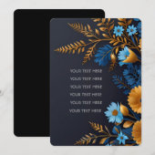 Belle élégante invitation de mariage design (Devant / Derrière)