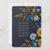 Belle élégante invitation de mariage design (Devant)