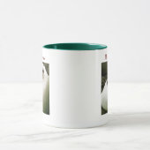 Belle Élégante Mug de Noël de chien blanc du Labra (Centre)