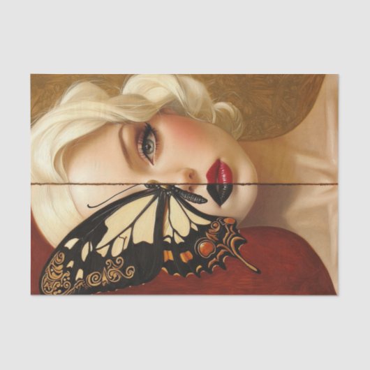 Belle en vlinders Blonde Edition22 Tissuepapier (Voorkant)