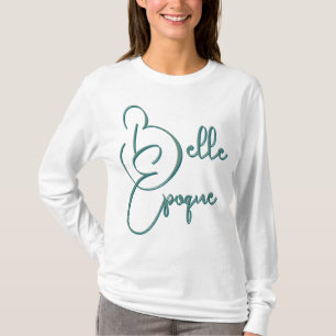 Belle Epoque art nouveau artistieke verklaring T-shirt