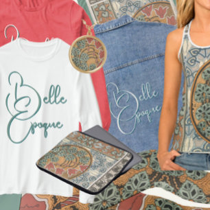 Belle Epoque art nouveau grasset ensemble met T-shirt