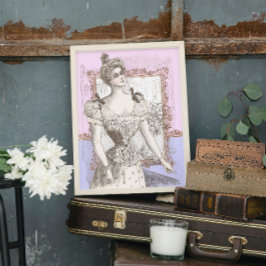 Belle Epoque Beauty Lacy Corset Dressing Room Poster