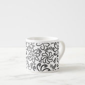Belle Espresso Mug noir et blanc (Devant droit)