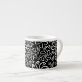 Belle Espresso Mug noir et blanc (Devant droit)
