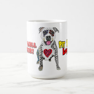 Belle et colorée Pit Bull Coffee Mug
