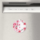 Belle et élégante fleur de cerisier | Magnet (In Situ (Lave-vaisselle))