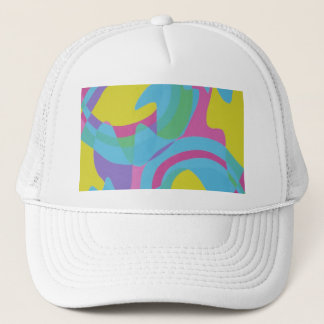 Belle et vibrante casquette de camionneur à couleu
