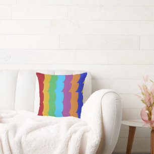 Belle et vibrante couleurs! Coussin décoratif
