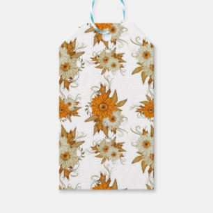 Belle étiquette cadeau d'automne