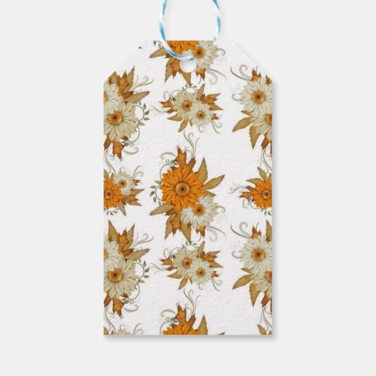 Belle étiquette cadeau d'automne (Dos)