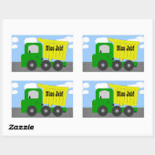 Belle étiquette de camion de travail (Feuille)