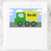 Belle étiquette de camion de travail (Sac)