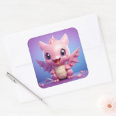 Belle étiquette de dragon bébé (Enveloppe)