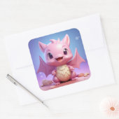 Belle étiquette de dragon bébé (Enveloppe)