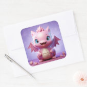 Belle étiquette de dragon bébé (Enveloppe)