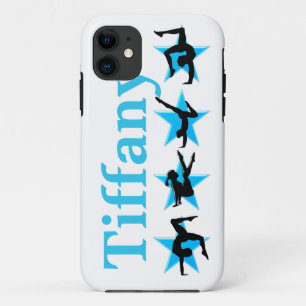 BELLE ÉTOILE BLEUE COQUE IPHONE GYMNASTIQUE PERSON