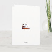 Belle étoile et cheval penser de vous carte (Dos)