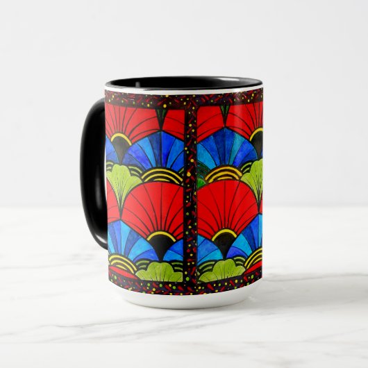 Belle explosion de couleurs Combo Mug (Devant gauche)