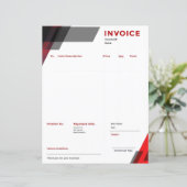 Belle facture modèle vierge (Debout devant)