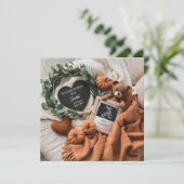 Belle faire-part de grossesse d'automne (Debout devant)