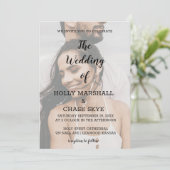 Belle Faire-part de mariage (Debout devant)