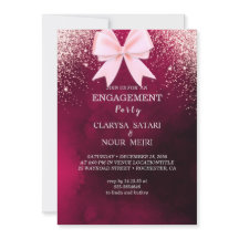 Belle faire-part de mariage abstraite design