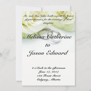 Belle Faire-part de mariage classique