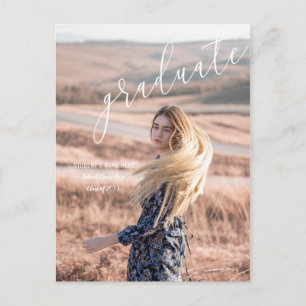 Belle Faire-part d'obtention d'un diplôme de Scrip