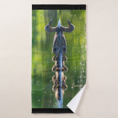 Belle famille de canards colverts (Serviette de bain)