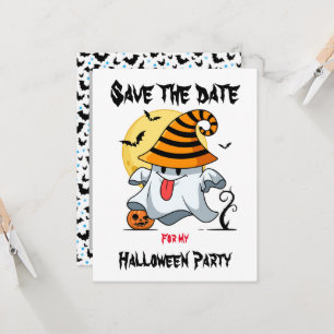 Belle fantôme Invitations design Halloween
