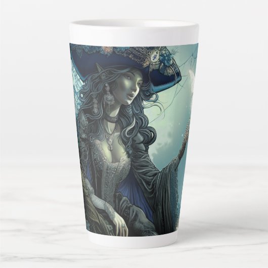 Belle fée de pirate - Latte Mug (Devant)