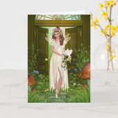 Belle Fée Toute Occasion Carte de voeux (Fleur jaune)