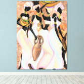 Belle femme africaine toile Imprimer peinture d'ar (Insitu (Plancher de Bois))