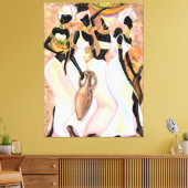 Belle femme africaine toile Imprimer peinture d'ar (Insitu(Salon))