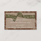 Belle femme victorienne dans les cartes de visite (Dos)