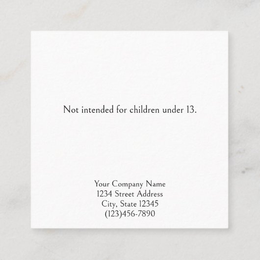 Belle Filigree Noir/Blanc Elevage Cartes d'Afficha (Dos)