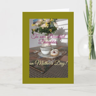 Belle fille, Bonne carte de fête des mères