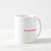 Belle-fille Café-cadeau Mug (Devant droit)