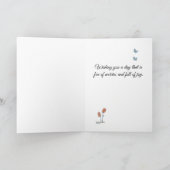 Belle Fille - Carte d'anniversaire (Intérieur)