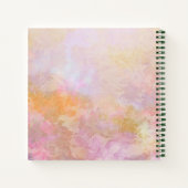 Belle fille, lapin et Carnet de fleurs (Dos)